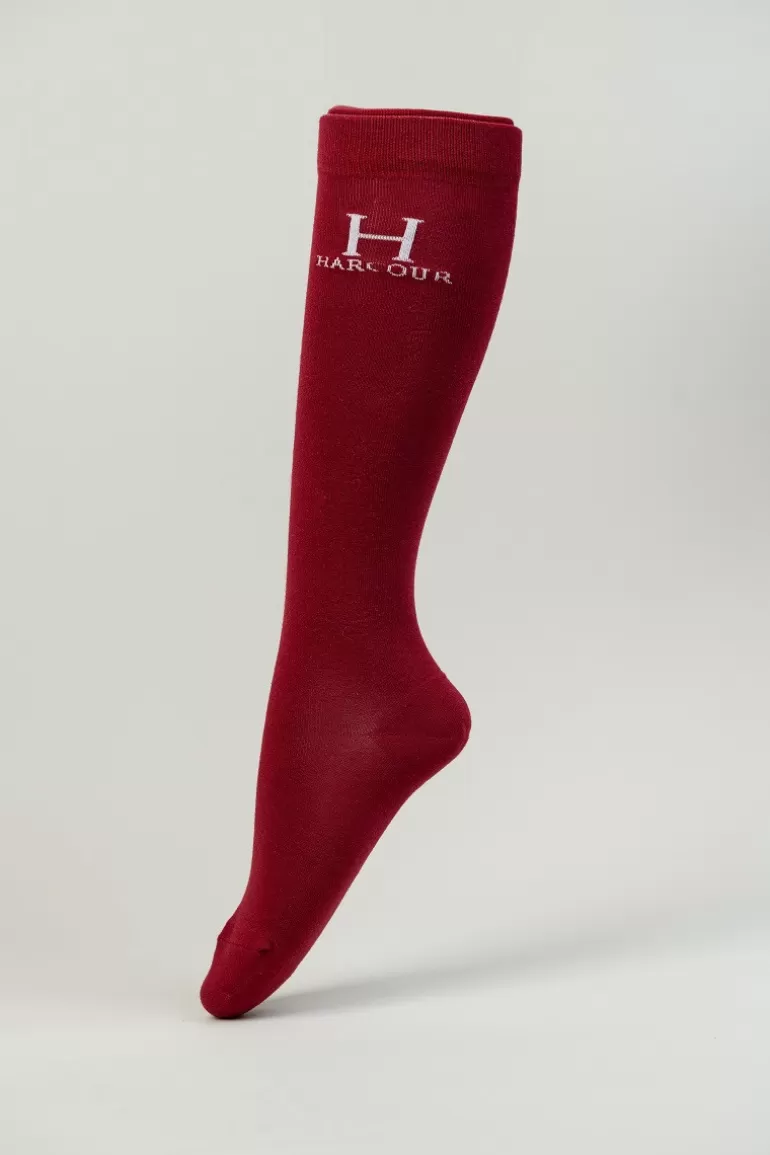 Harcour Chaussettes Badminton (X2 paires) | Femme Chaussettes D'équitation | Chaussettes D'équitation