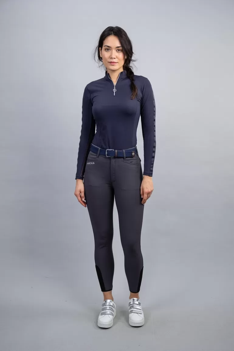 Harcour Costaso Pantalon equitation fix system grip femme | Femme Pantalons D'equitation