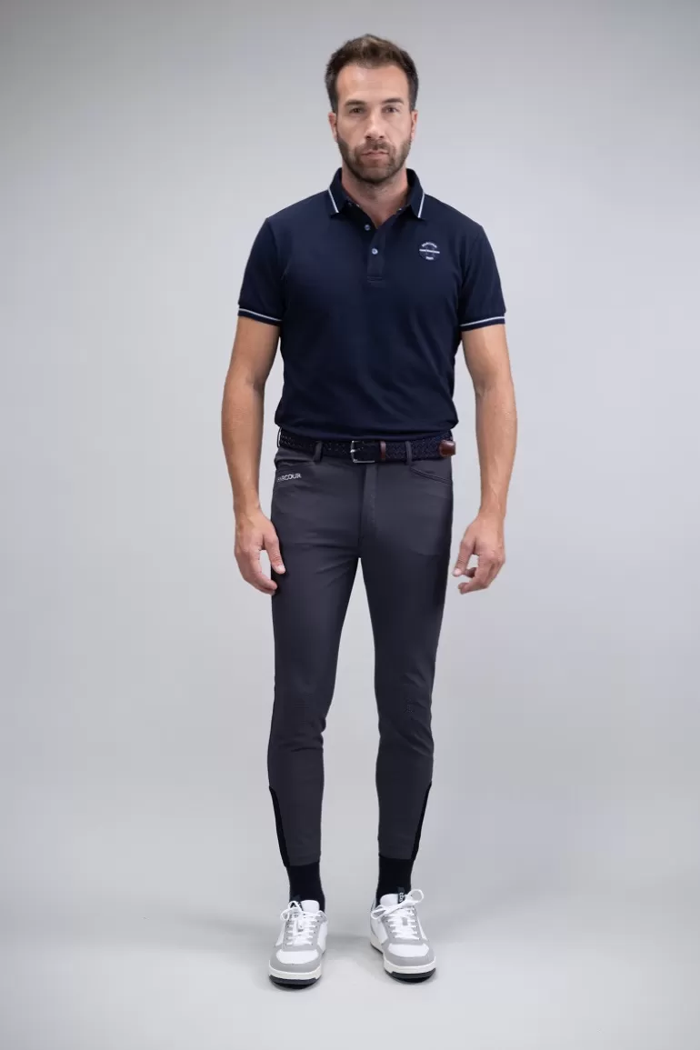 Harcour Costaso Pantalon equitation fix system grip Homme | Homme Pantalons D'equitation