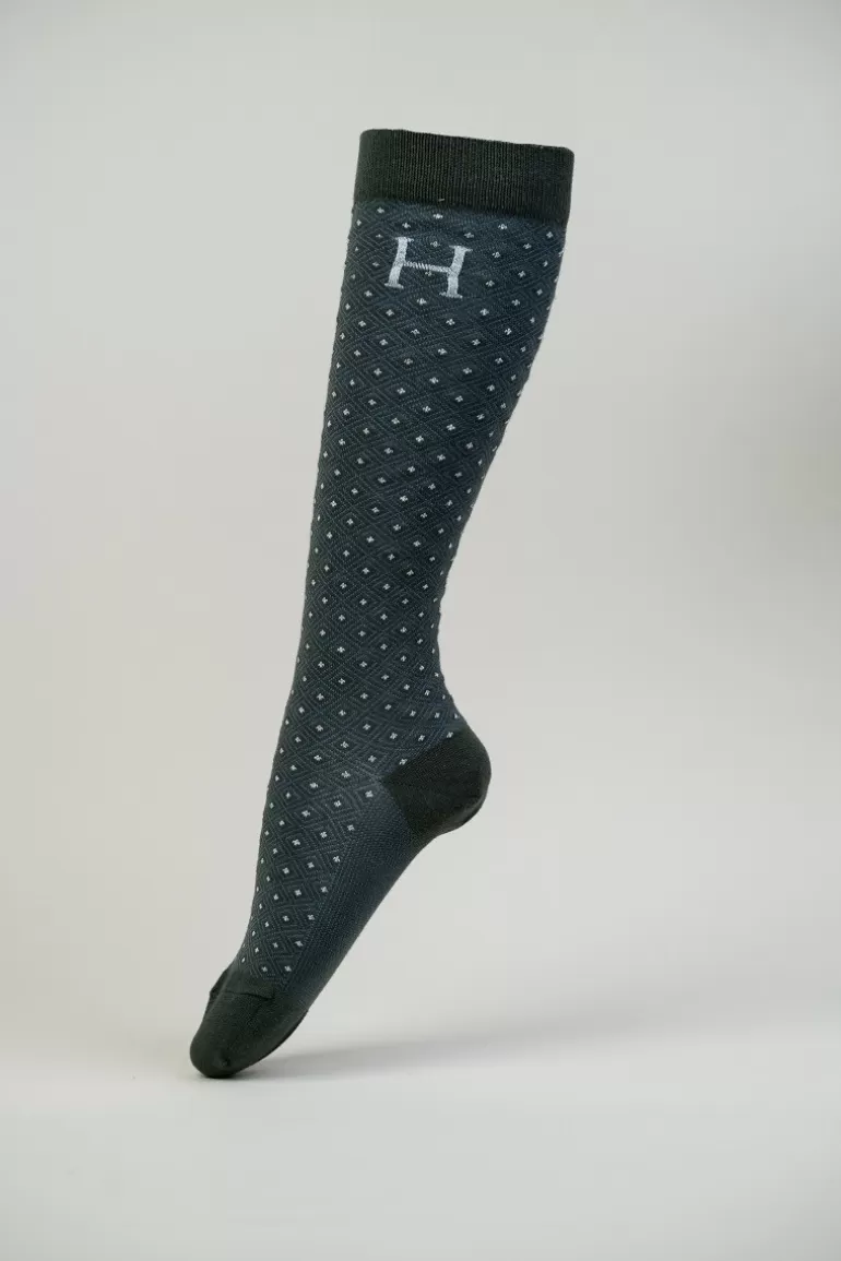 Harcour Sirene Chaussettes (x 3 paires) | Femme Chaussettes D'équitation | Chaussettes D'équitation